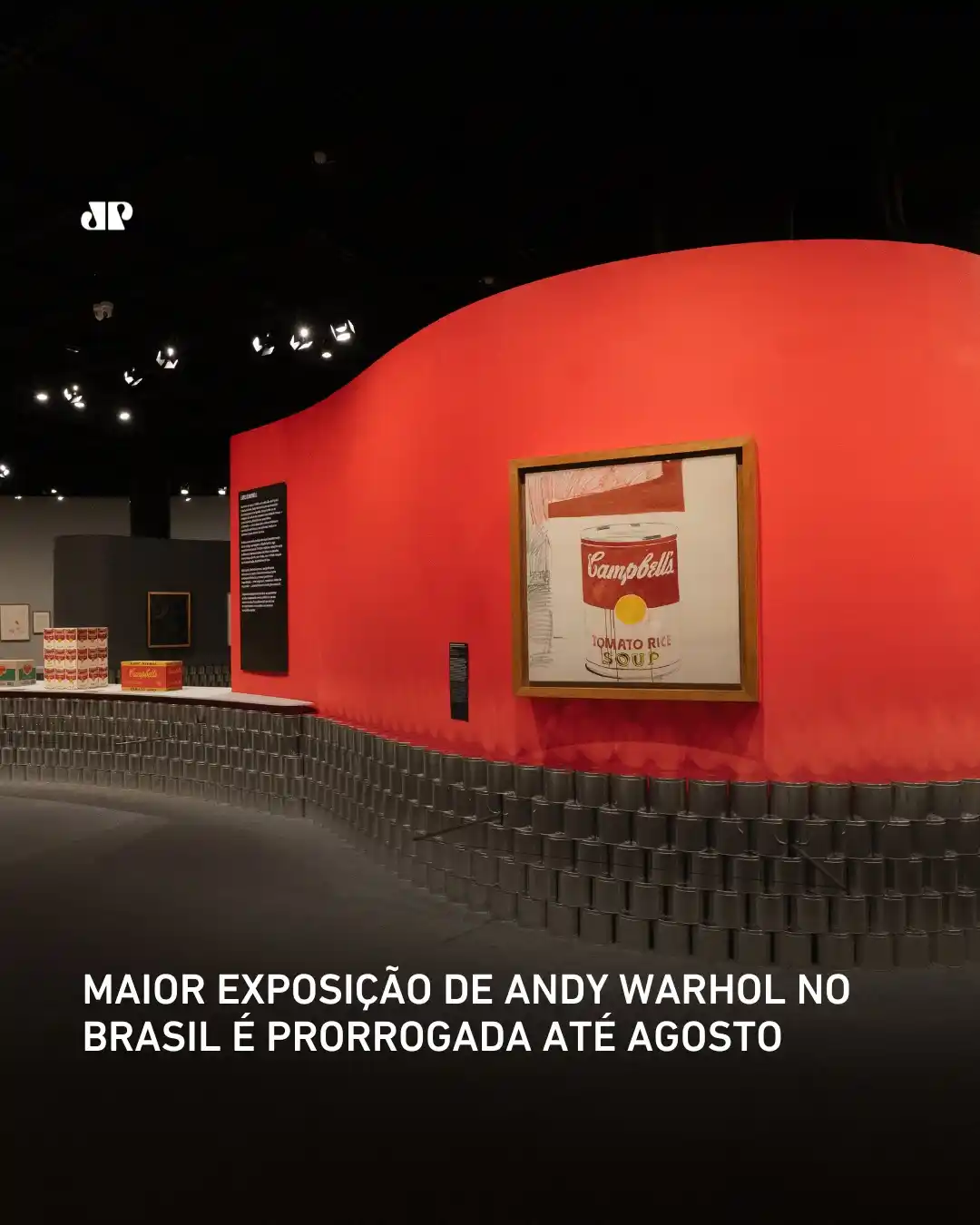 Image from Jovem Pan Entretenimento: A exposição 'Andy Warhol: Pop Art!', em cartaz no Museu de Arte Brasil...