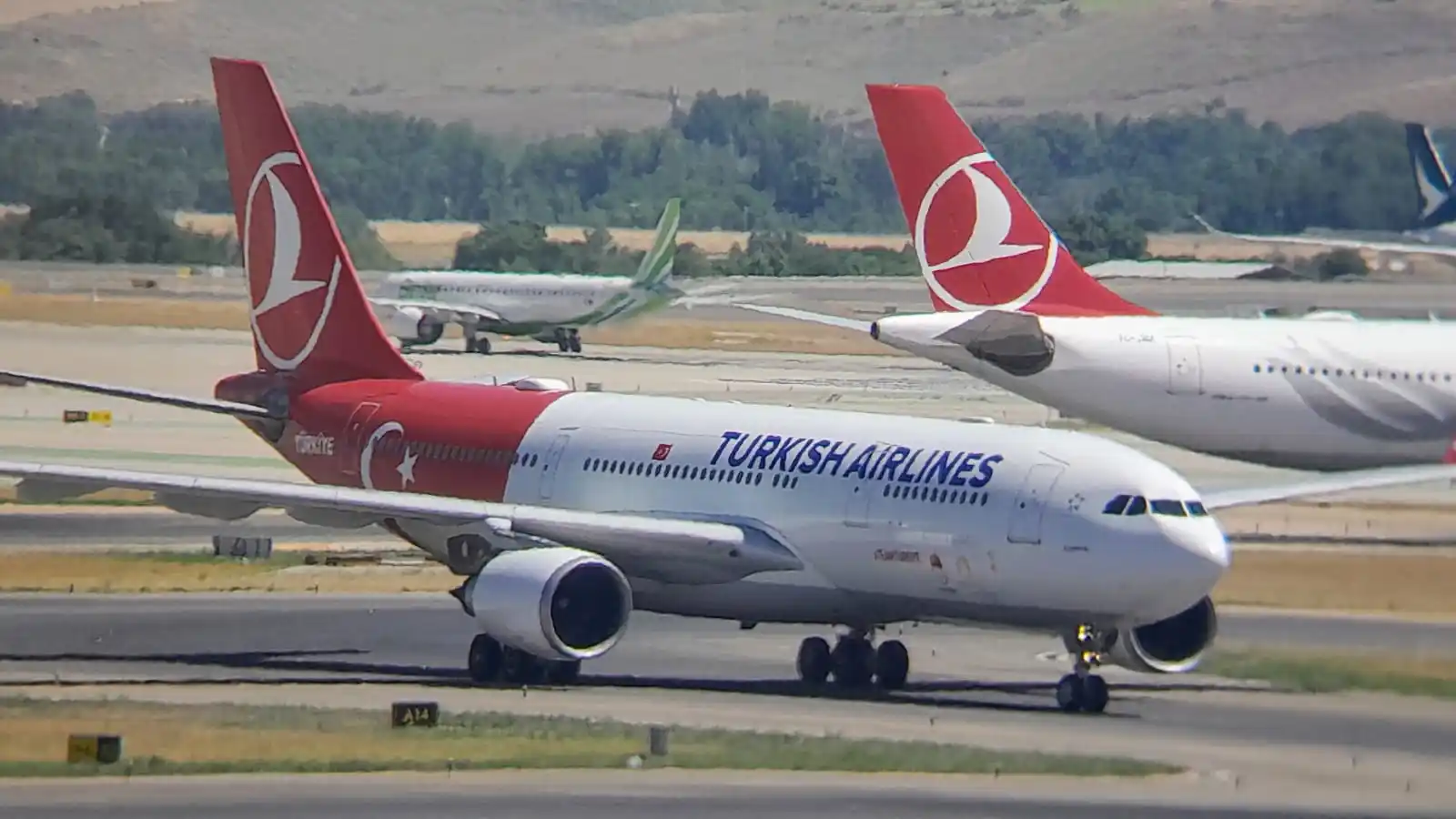 Image from Aereoshow/Aereonoticias: A330 de Turkish Airlines (Team Türkiye Livery) ( TC-JNB ) procedente d...