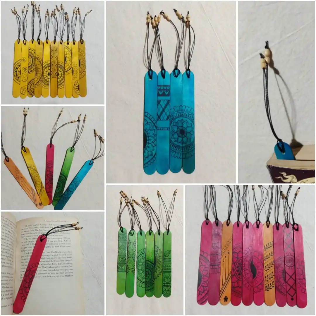 Image from DREAMBOOKS🌼✨️: ✨Add a touch of art to every page you turn!✨  Our handcrafted bookmark...