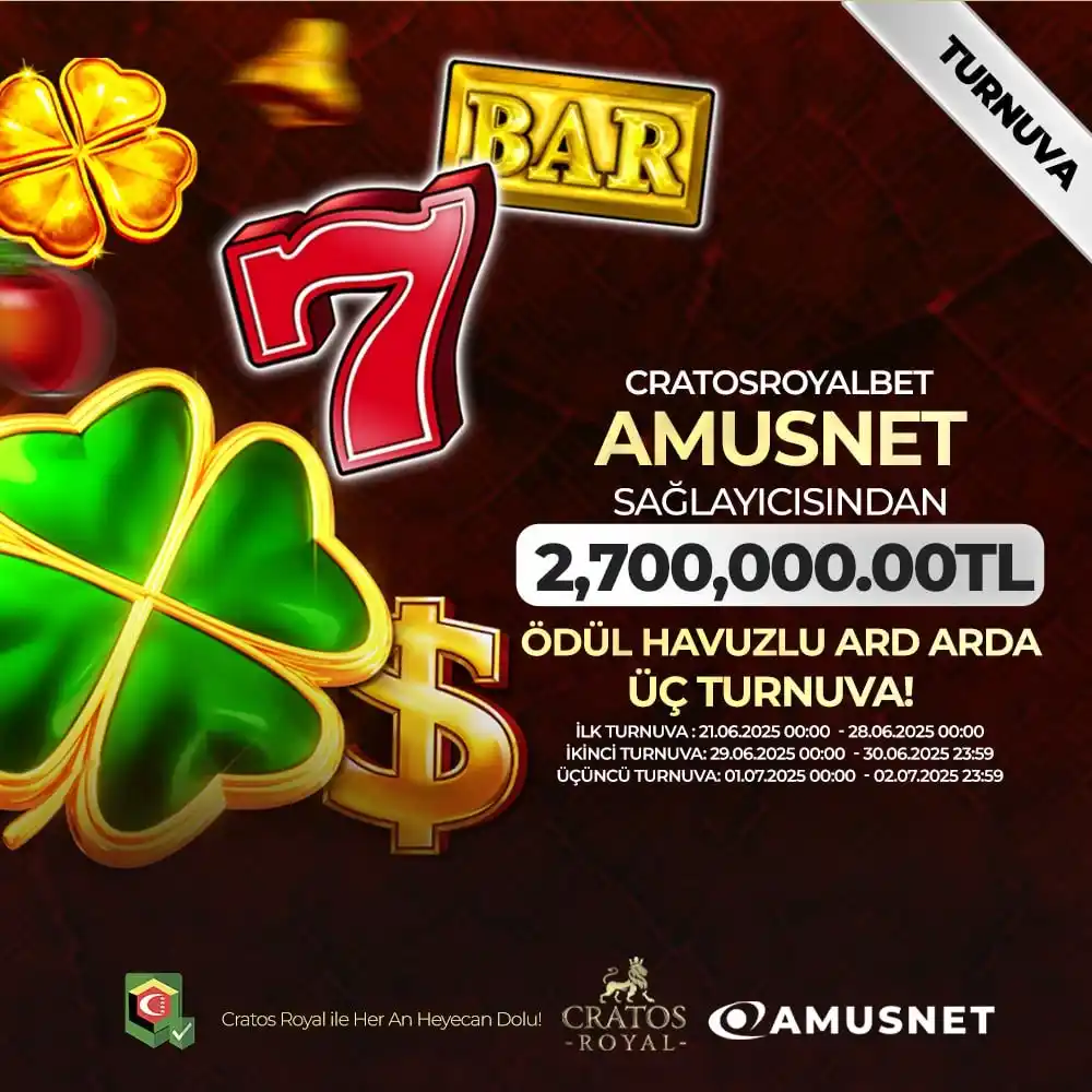 Image from CratosRoyal Resmi: *⚡️🐲 AMUSNET X CRATOSROYAL 🐲⚡*  *⚡️🐲 ÖDÜL HAVUZU 🐲⚡️*        ️ *➡️...
