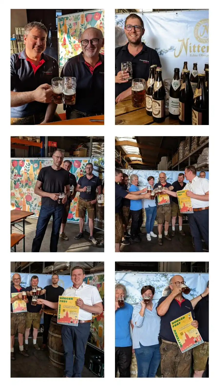 Image from Stadt Nittenau: Bierprobe fürs Nittenauer Bürgerfest (04.07. - 06.07.) 🍻 Bier schmeck...
