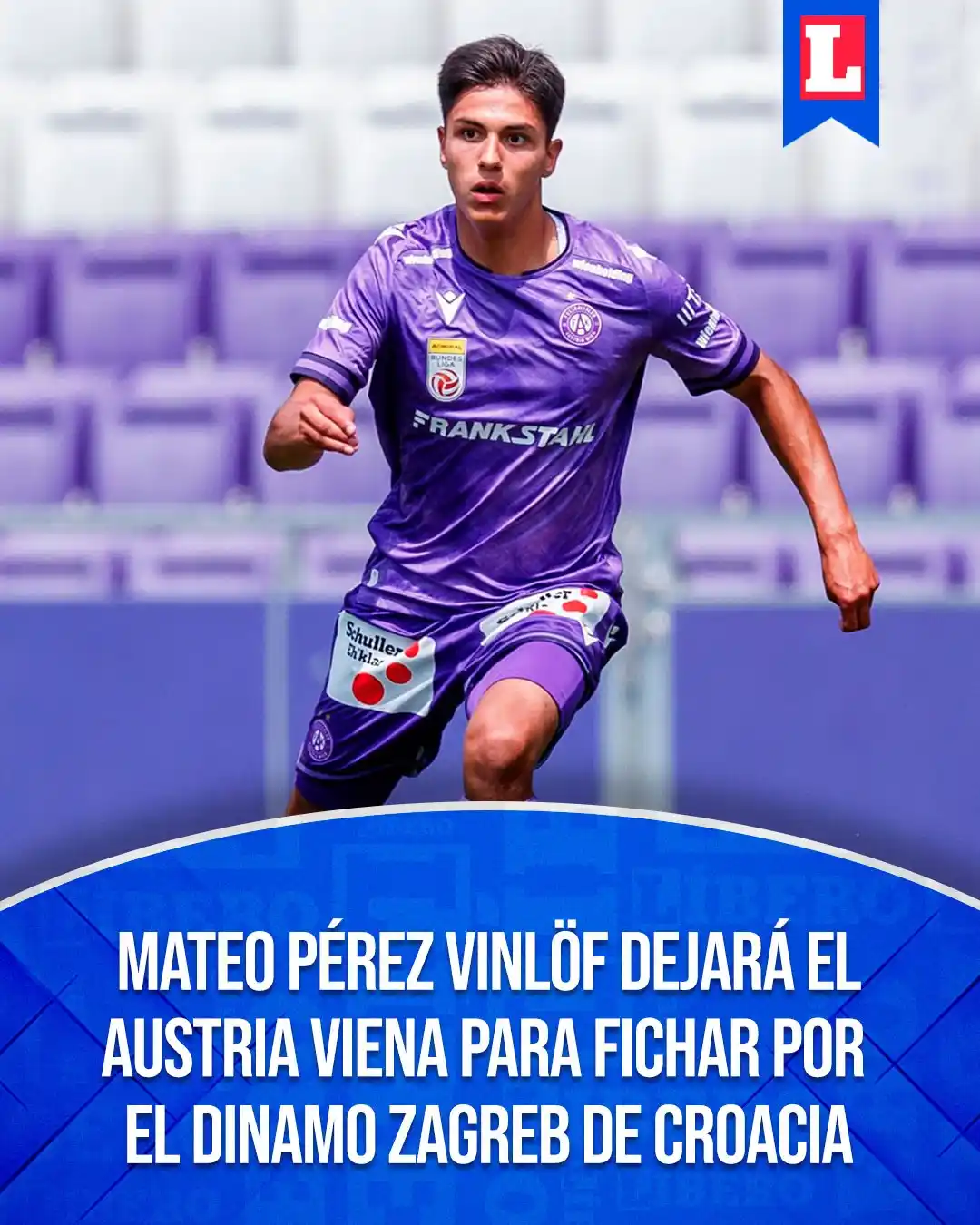 Image from Líbero: ¡𝘾𝘼𝙈𝘽𝙄𝘼 𝘿𝙀 𝘼𝙄𝙍𝙀𝙎! 💥  Tras jugar a préstamo en el Austria...