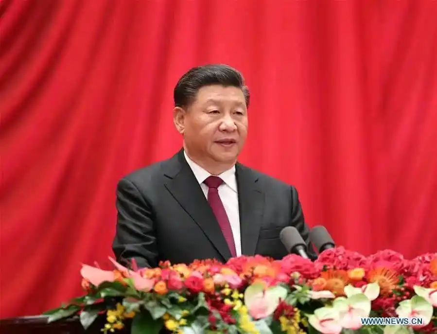 Image from Les Vrais Révolutionnaires (VR): 🇨🇳 Le chef d'état chinois Xi Jinping : " Le monde peut continuer à a...