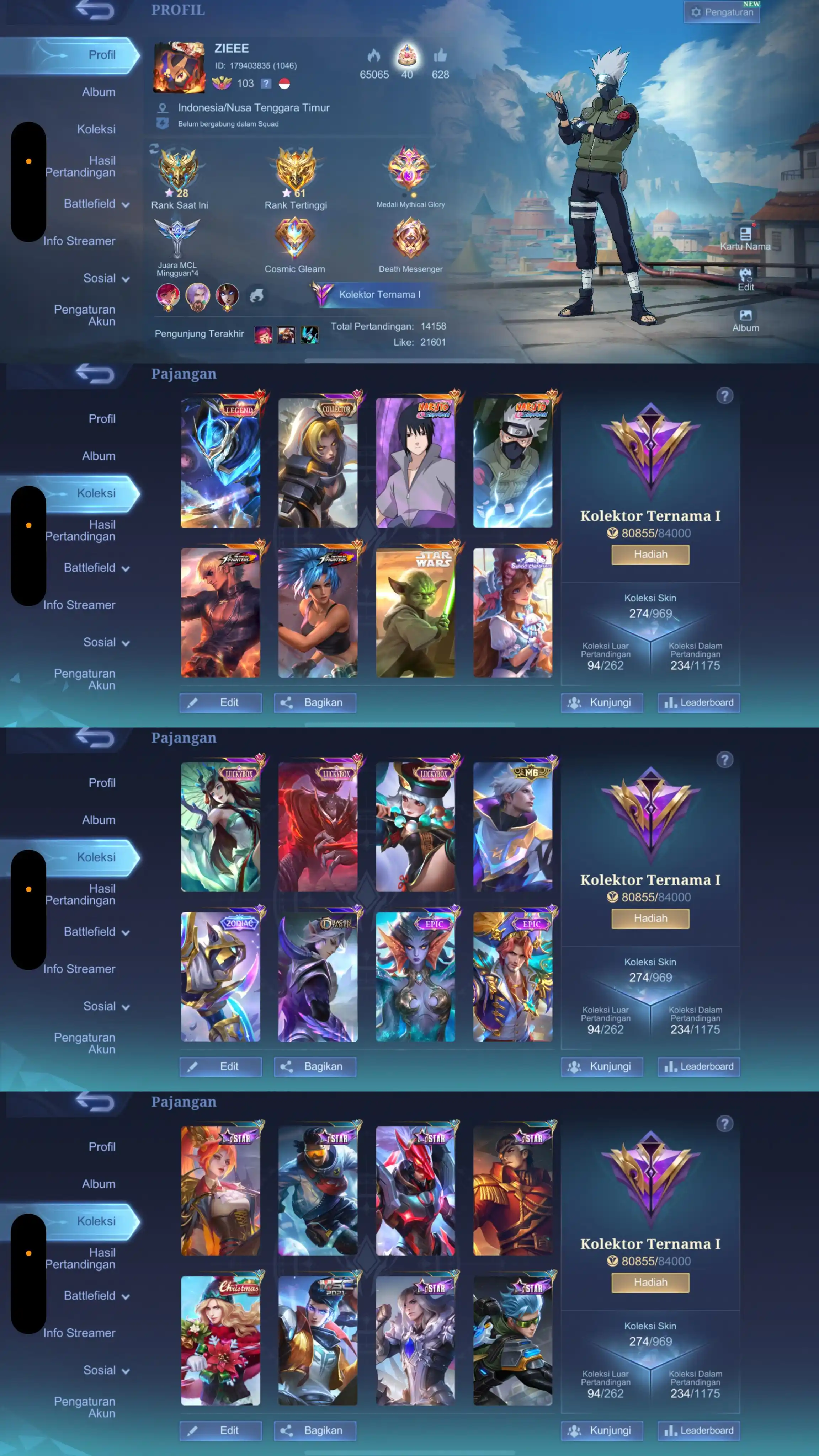 Image from Kringkun: COLLAB KAKASHI+SASUKE ALL KOSS, 850K 083168260875 (Vann)...