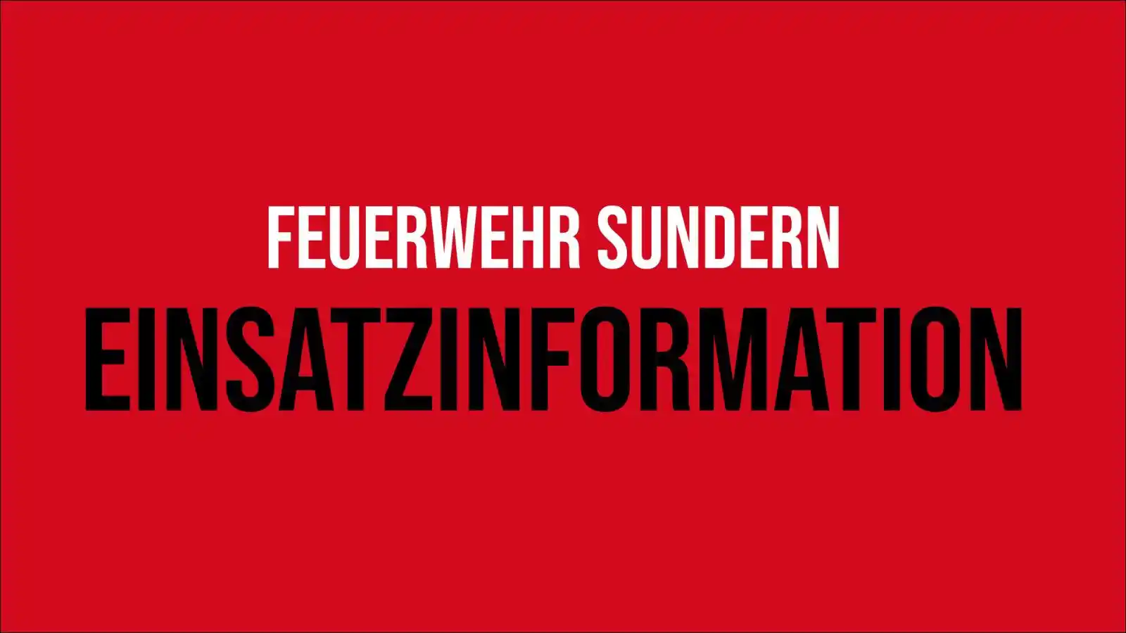 Feuerwehr Sundern post