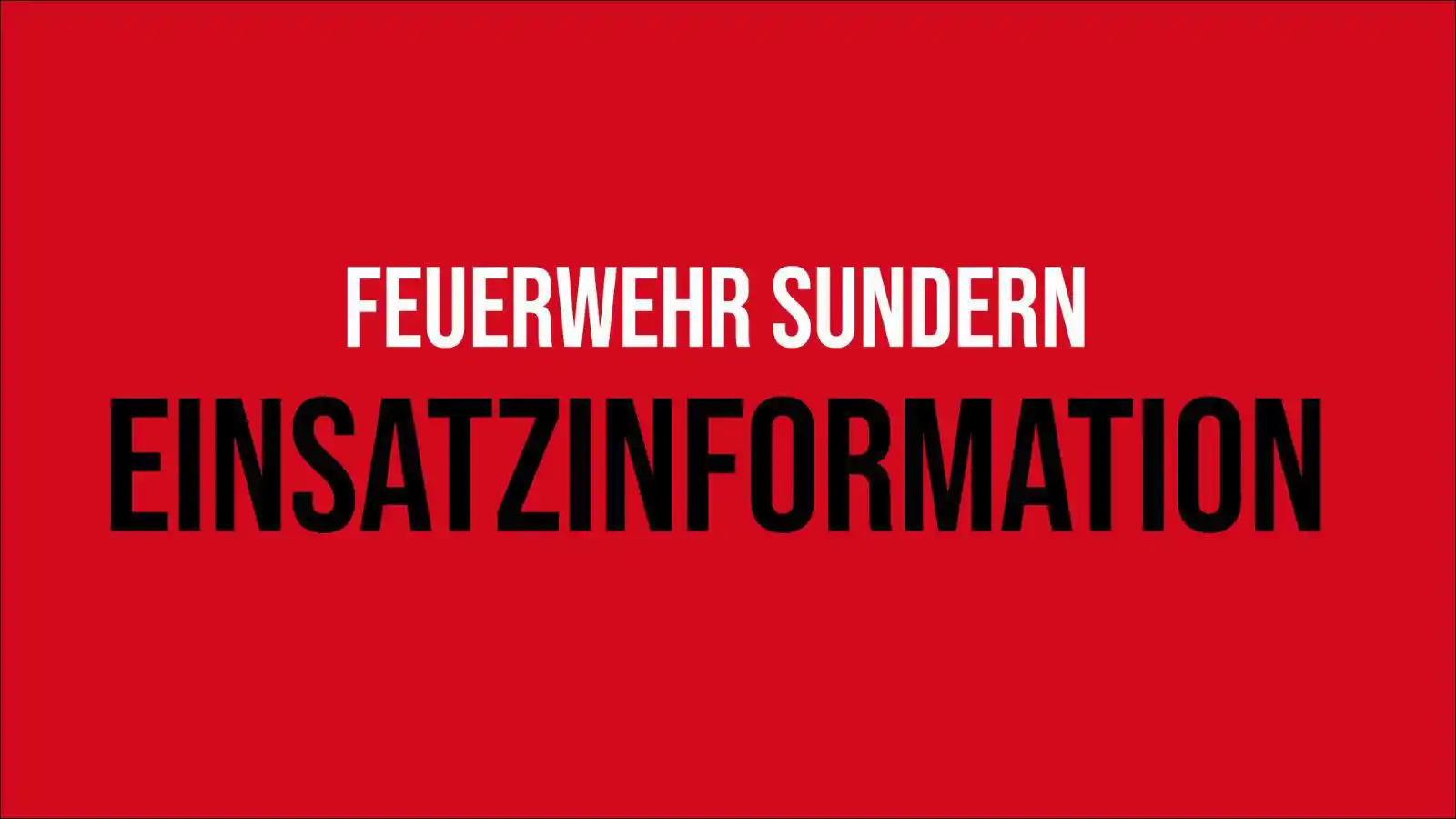 Feuerwehr Sundern post