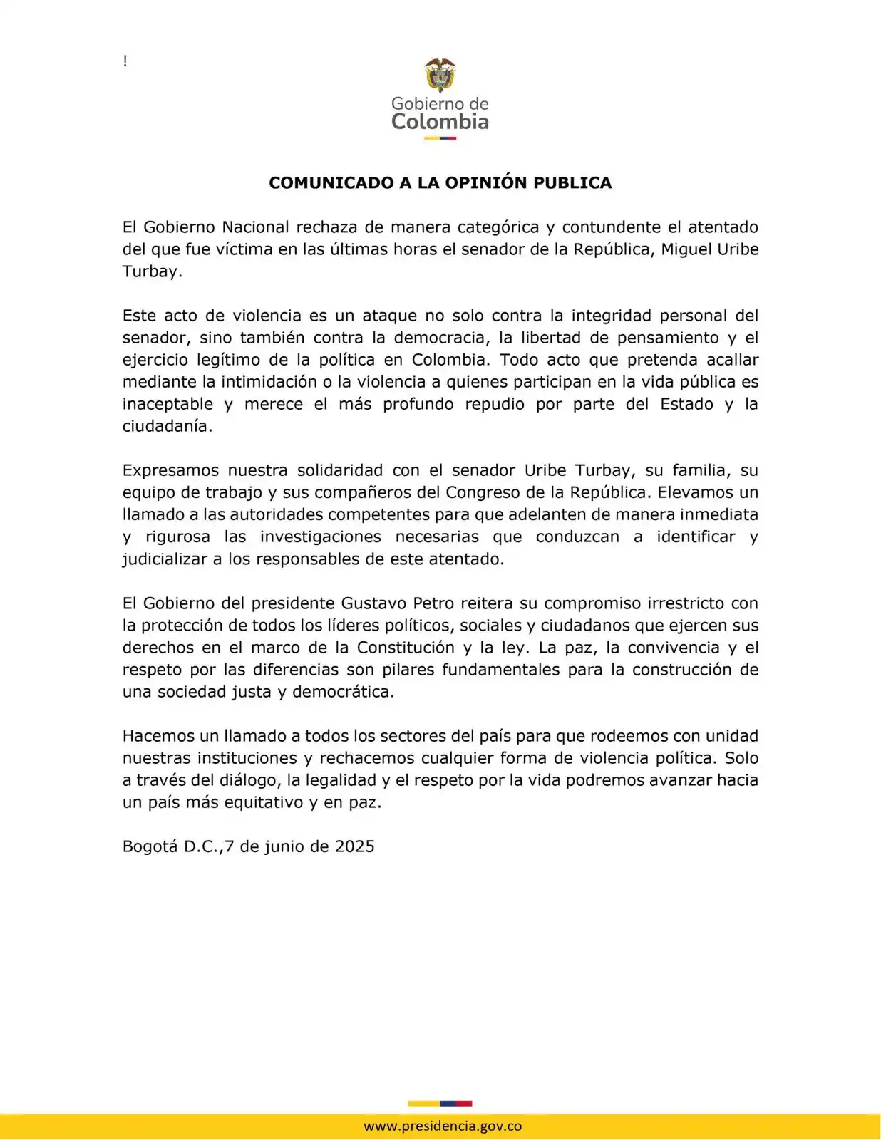 Ministerio de las Culturas, las Artes y los Saberes de Colombia post