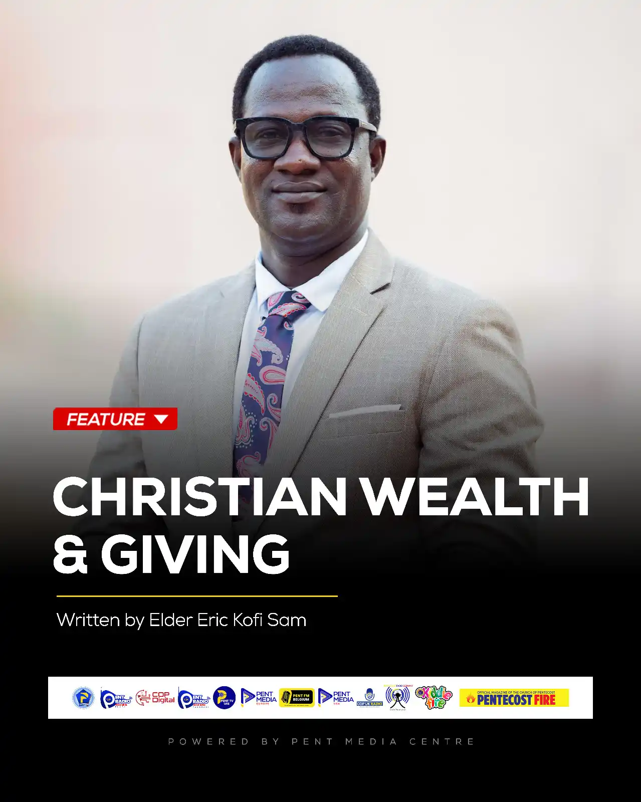 Image from THE CHURCH OF PENTECOST: 🗣️ Elder Eric Kofi Sam writes 🔽 'In the Christian perspective, weal...