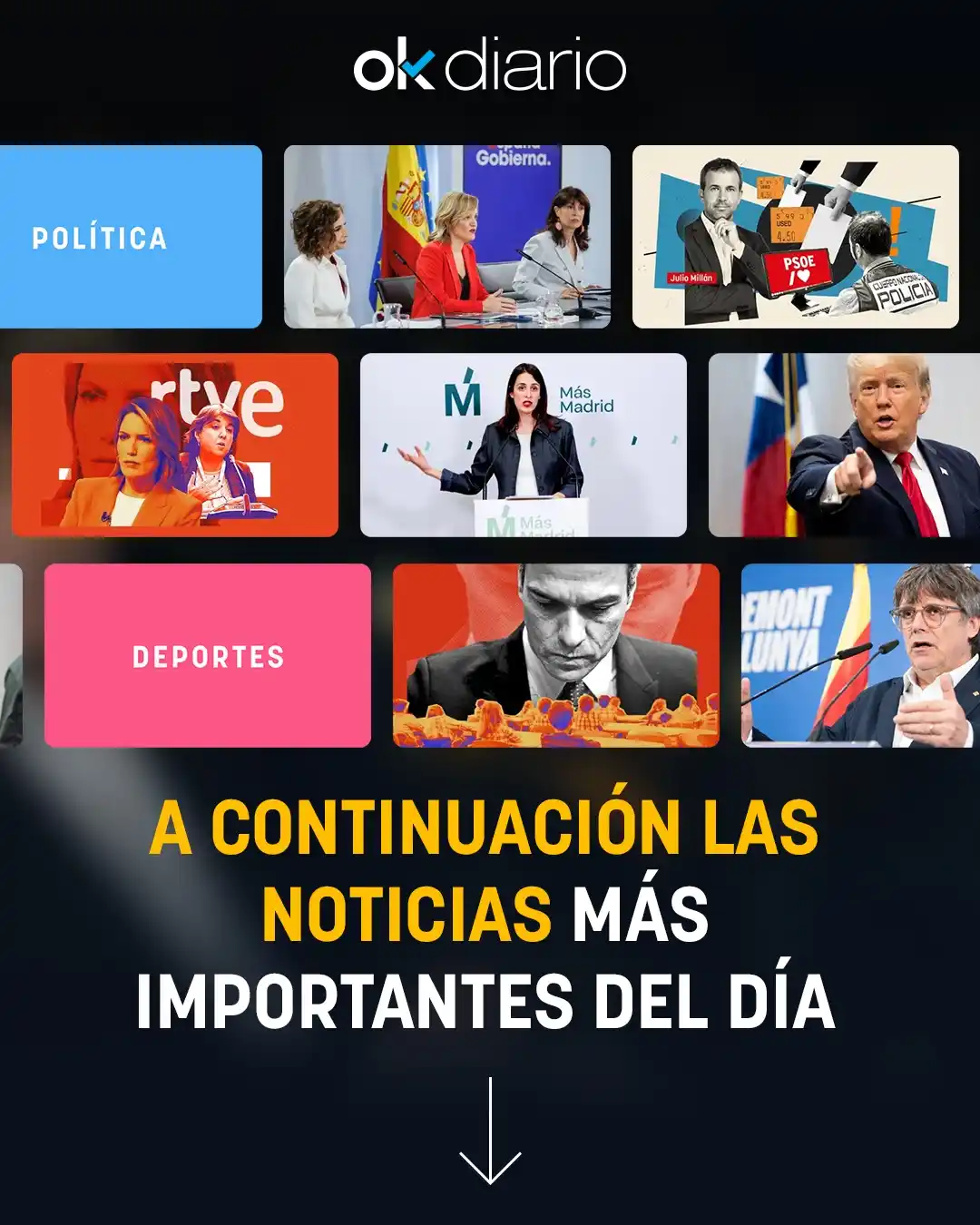 Image from OKDIARIO: 📄 Estas son las noticias más destacadas del viernes 20 de junio: 🚨 ...