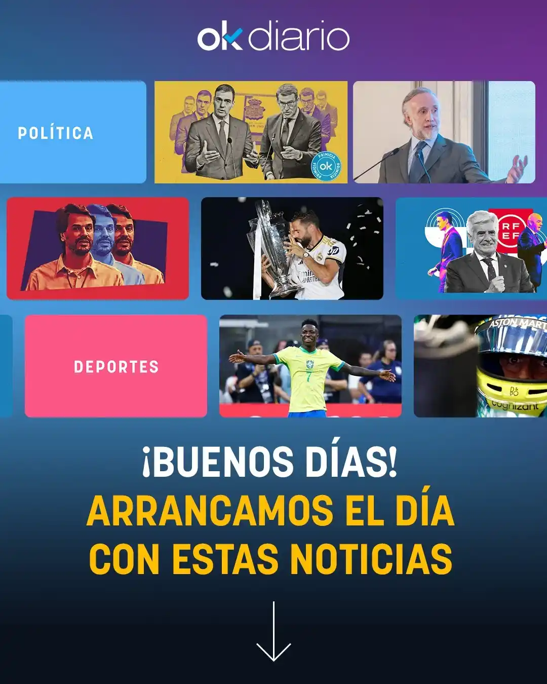 Image from OKDIARIO: 📰 Estas son las noticias más llamativas con las que arrancamos el s...