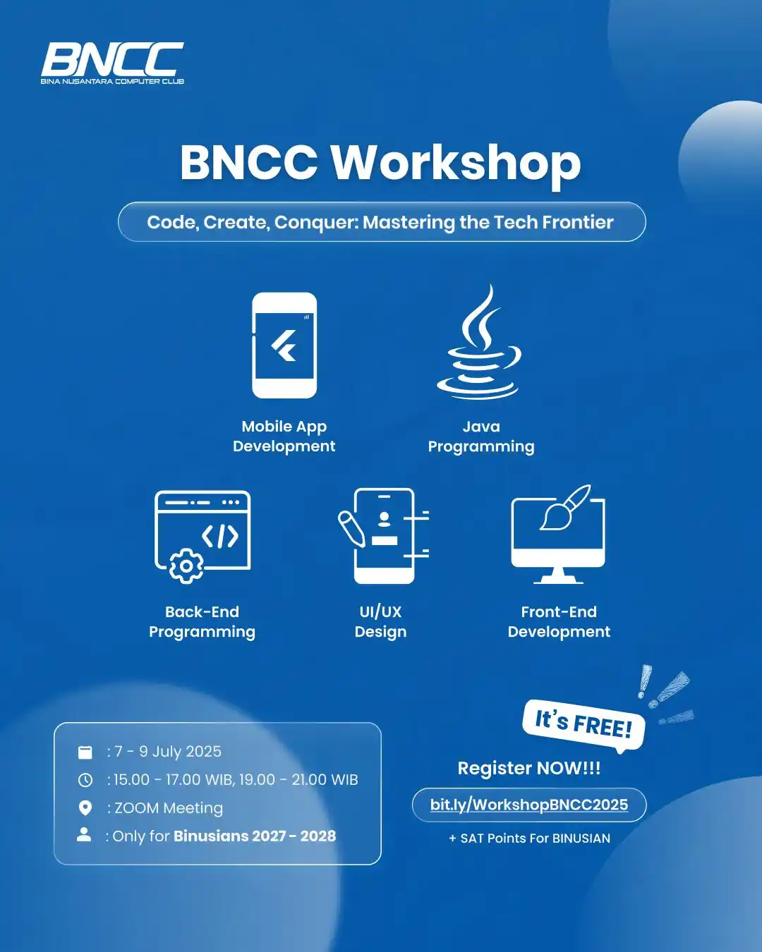 Image from B28 All Reg Information: Hi, Tech Enthusiasts! 👋  BNCC punya kabar baik nih untuk kamu yang in...