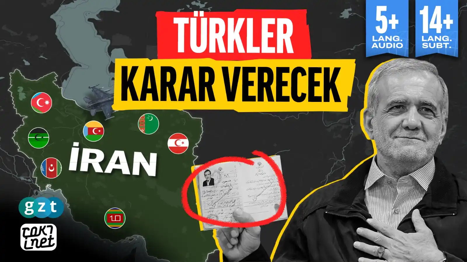 Image from GZT: 🔴İran'ın anahtarı Türklerin elinde: Yeni harita mı olacak? 📌İran'da...