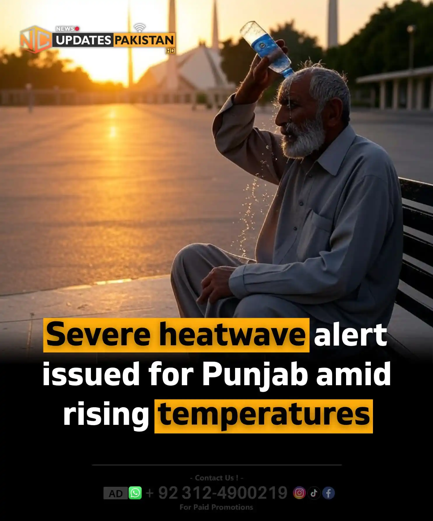 Image from NC Updates Pakistan: ISLAMABAD: Met office has issued a heatwave alert for the country this...