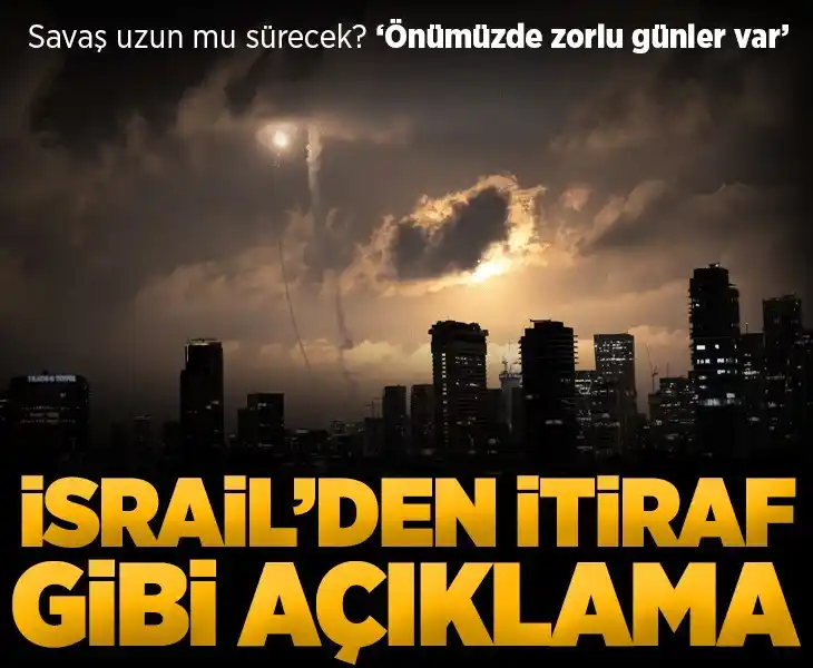 Image from Milliyet: İsrail'den itiraf gibi açıklama: Zor günler bizi bekliyor https://www...