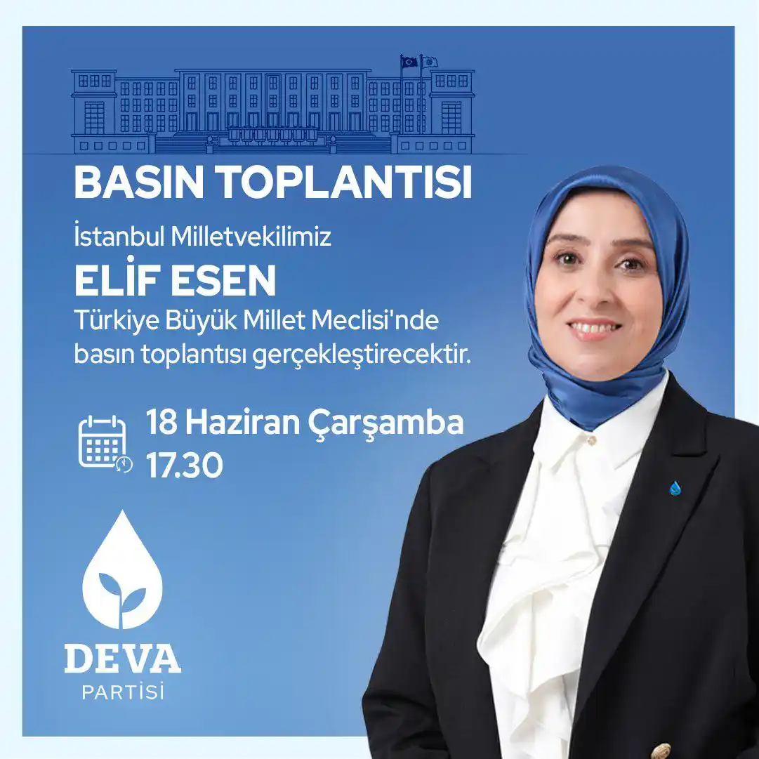 Image from DEVA Partisi: İstanbul Milletvekilimiz Elif Esen, Türkiye Büyük Millet Meclisi'nde b...