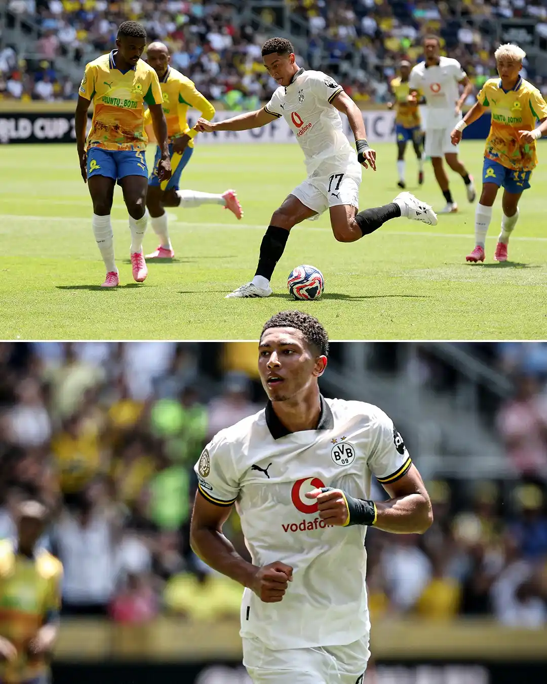Image from ESPN Asia Football: *Jobe Bellingham with a smooth touch and finish to score his first goa...