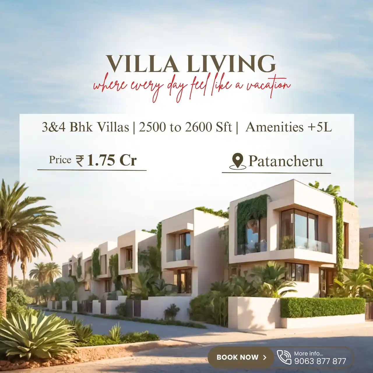 Image from Real Estate Trends: LandLord Villas For Sale At Patancheru Bed Rooms : 3&4BHK Total Sft...