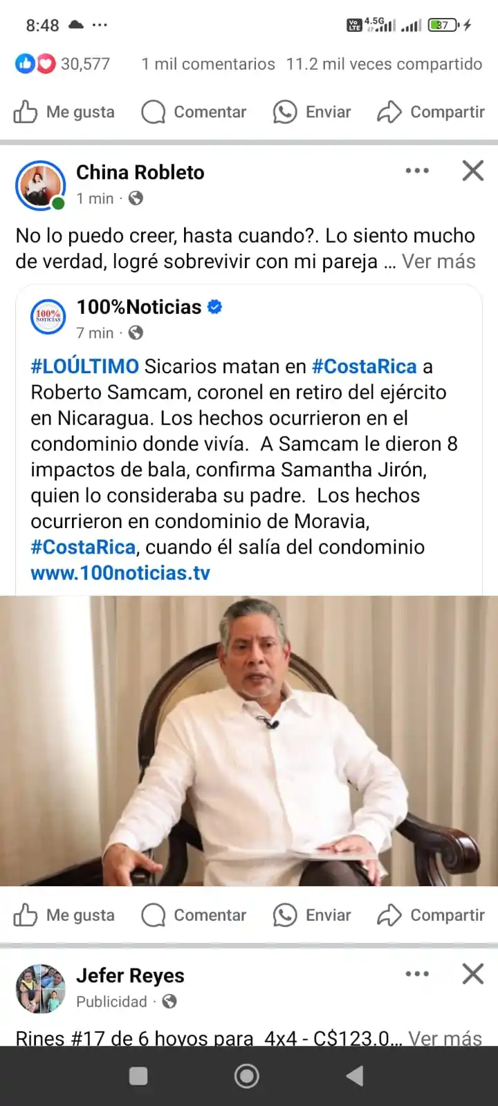 Image from SandinoGuerrilleroProletario: Los vínculos con los Carteles de droga Ticos/colombianos...