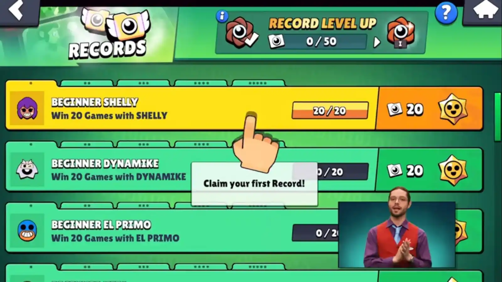 Image from Brawl Stars IL: *מערכת שיאים חדשה!*  בעדכון החדש מגיעה מערכת שיאים, שמחליפה את המיומנו...