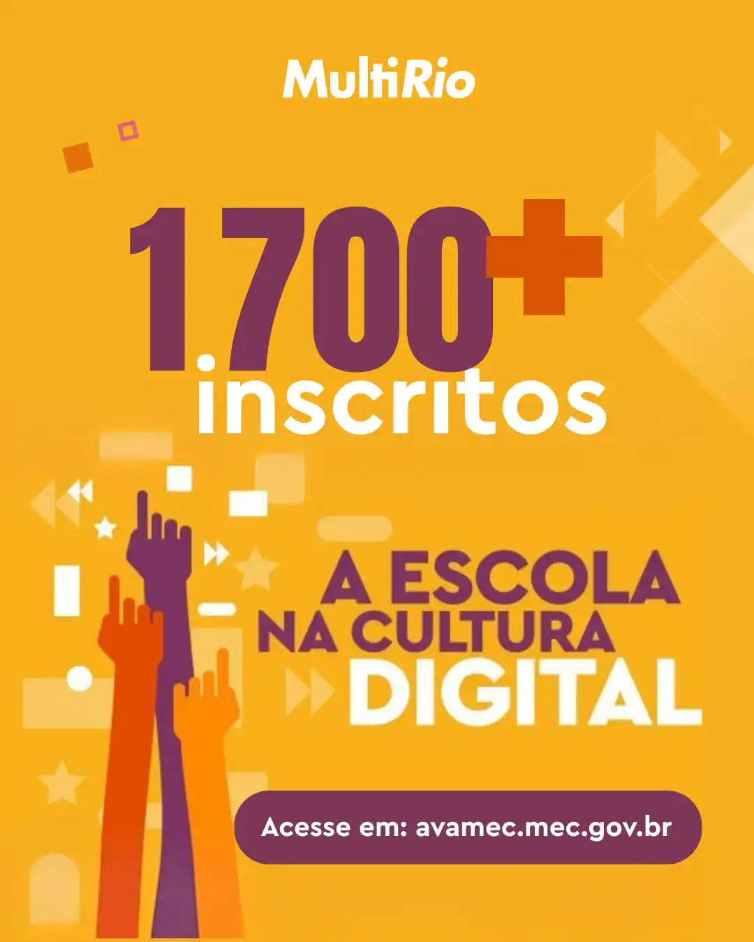 Image from MultiRio: O curso A Escola na Cultura Digital já conta com mais de 1.700 inscrit...