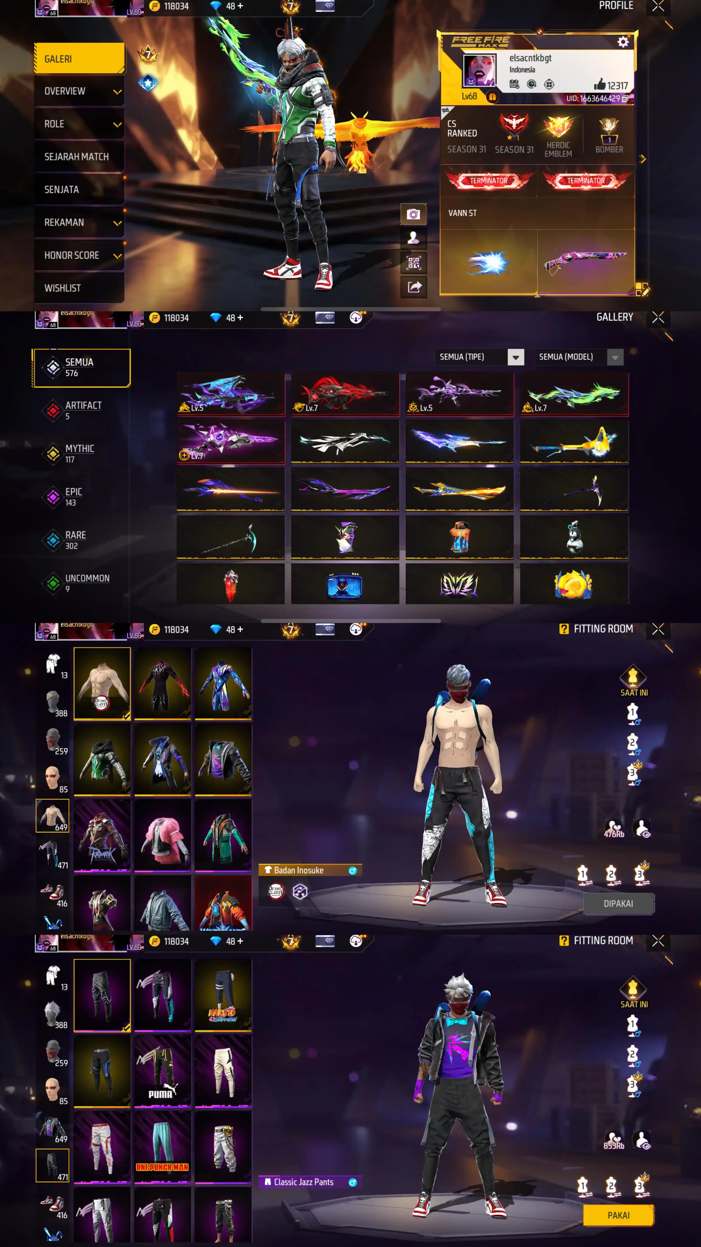 Image from Kringkun: OTW 4 MAX AN MINES BELASAN TOKEN LVL 6 FULL POKER CLUBBER FULL SET GAN...