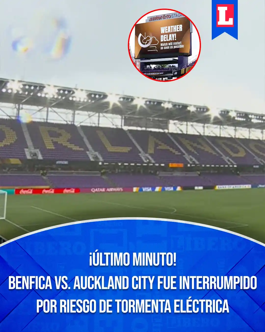 Image from Lรญbero: ยก๐๐๐๐๐๐๐ ๐๐๐๐๐๐๐๐! โ ๏ธ El partido entre Benfica vs. Auck...