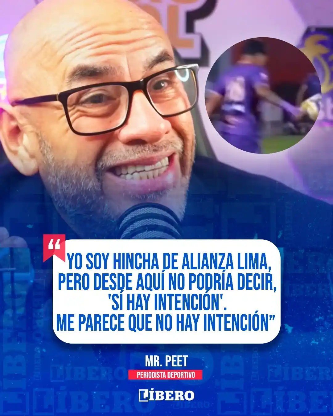 Image from Líbero: ¡𝐒𝐄 𝐐𝐔𝐈𝐓𝐎́ 𝐋𝐀 𝐂𝐀𝐌𝐈𝐒𝐄𝐓𝐀! 👇💥  Durante la emisión del ...