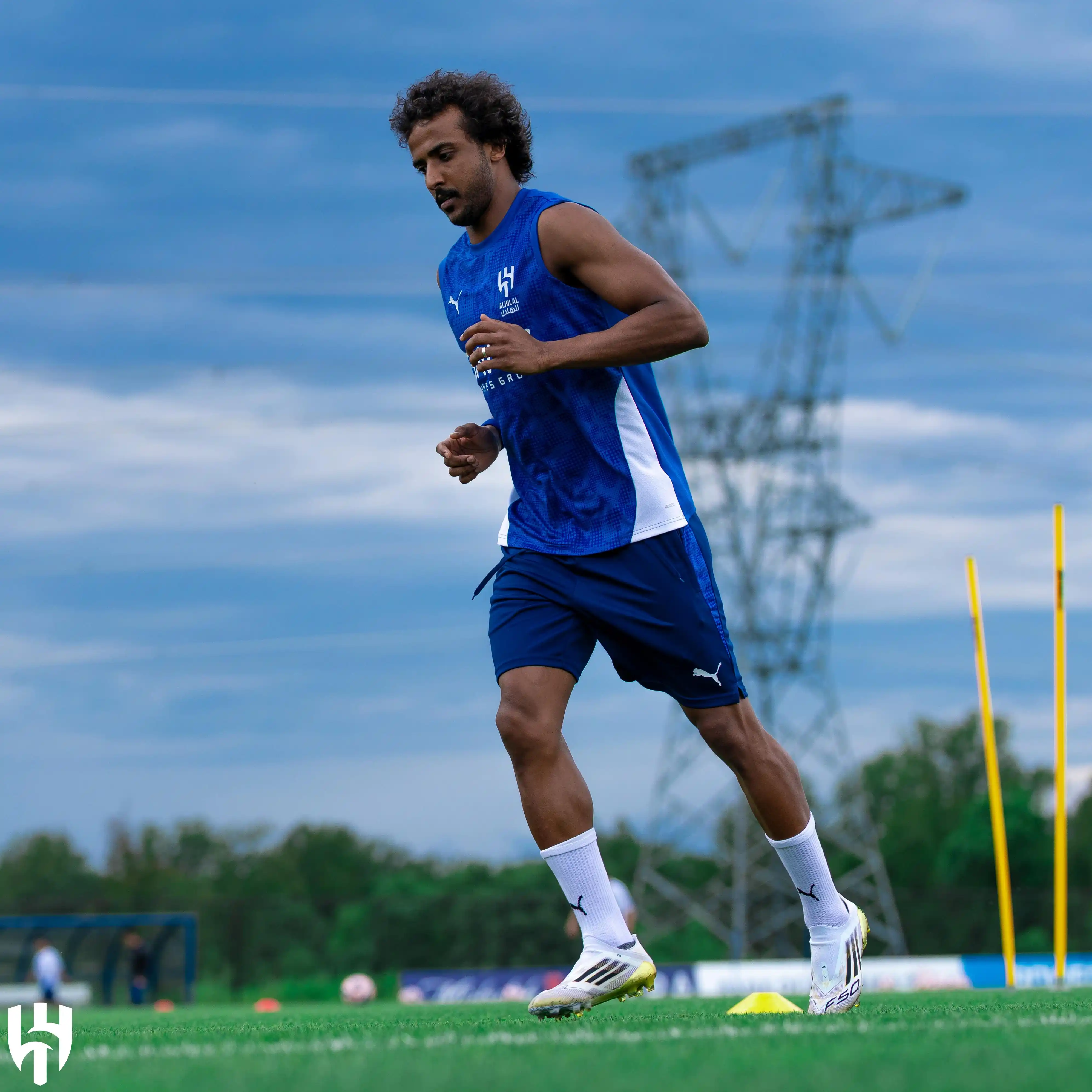 Image from نادي الهلال - AlHilal Club: 🔹 شارك الثنائي "ياسر الشهراني وعبدالإله المالكي" في التدريبات الجماعي...