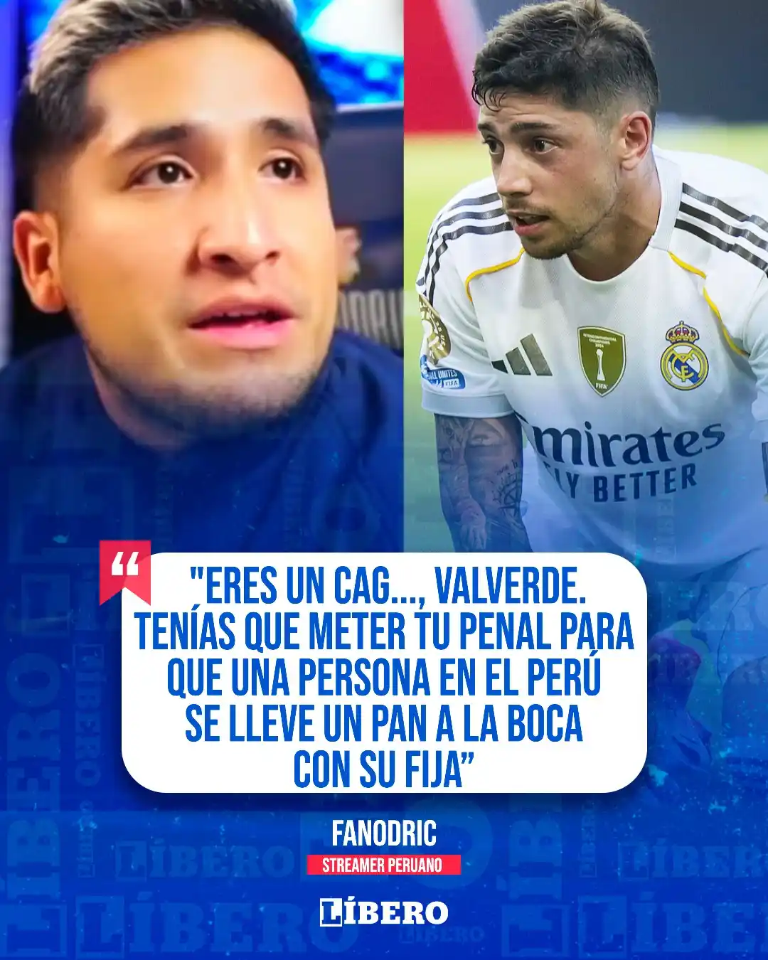 Image from Líbero: ¡𝙎𝙄𝙉 𝙁𝙄𝙇𝙏𝙍𝙊! 💥  El streamer peruano, Fanodric, aprovechó su ...