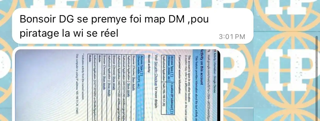 Image from Infos Partage: 🤦🏾🤦🏾🤦🏾🤦🏾 *Sonje vérifiér si yo pa pirate yo, neg yo bwè moun s...