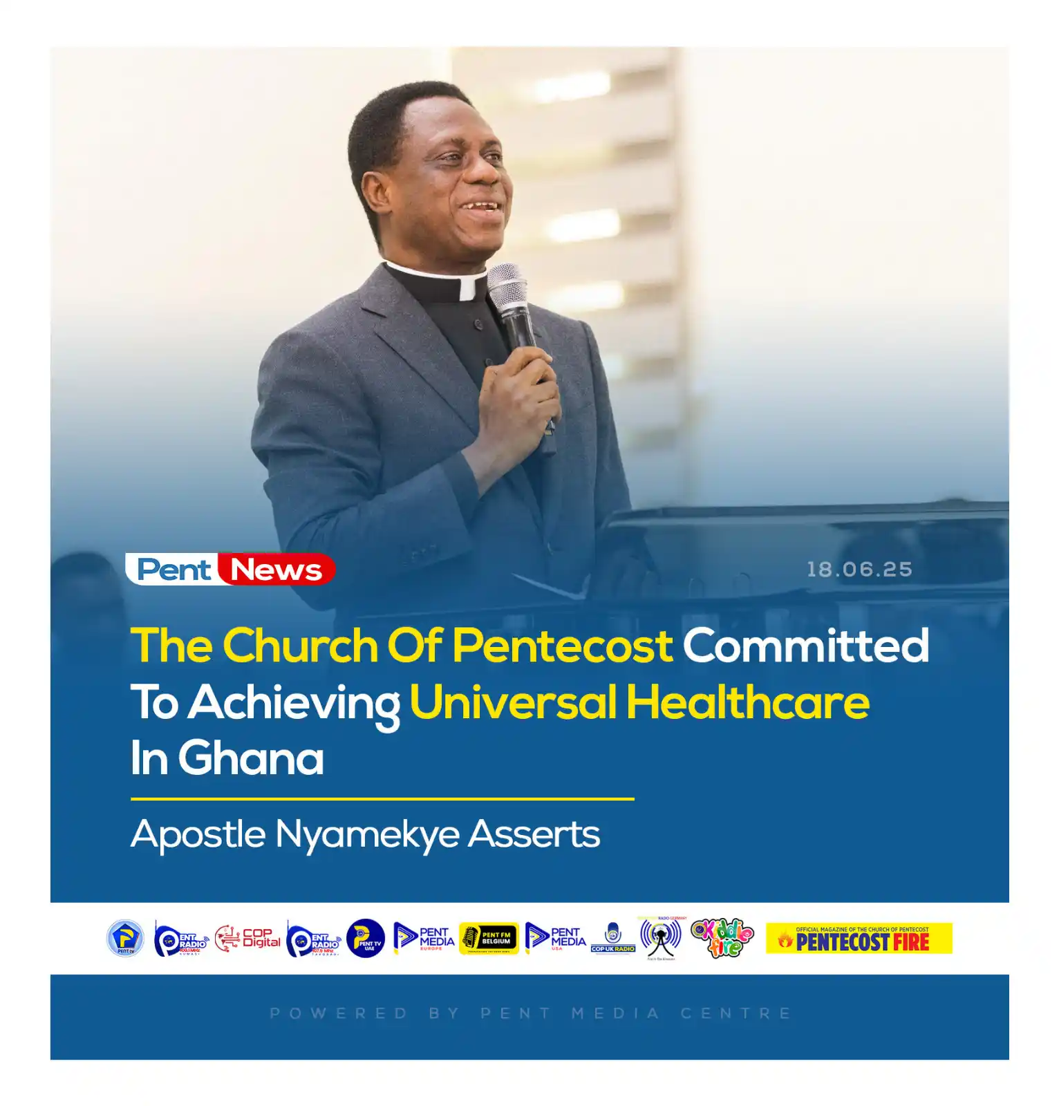 Image from THE CHURCH OF PENTECOST: The Chairman of The Church of Pentecost, Apostle Eric Nyamekye, has re...