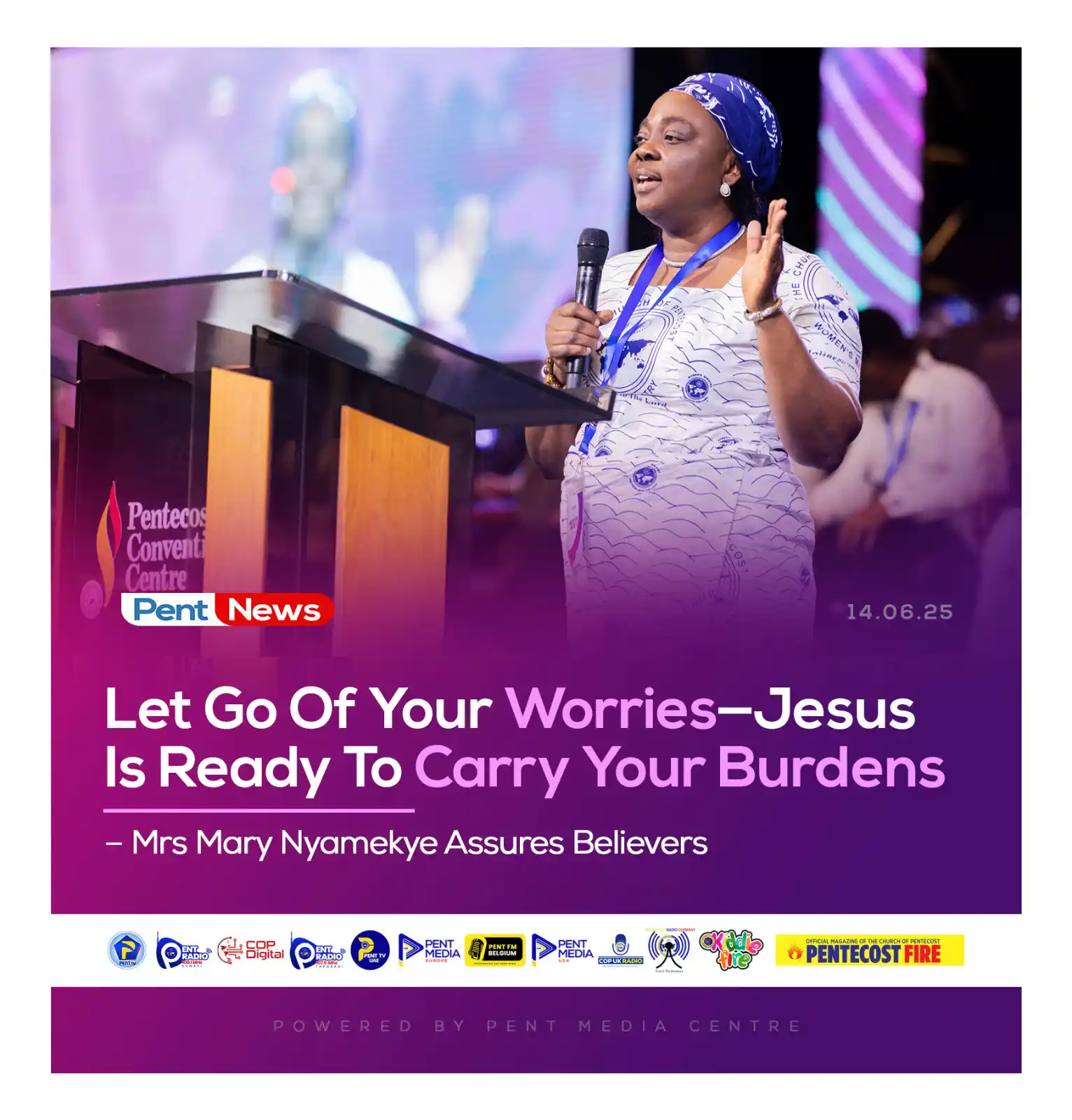 Image from THE CHURCH OF PENTECOST: The wife of the Chairman of The Church of Pentecost, Mrs Mary Nyamekye...