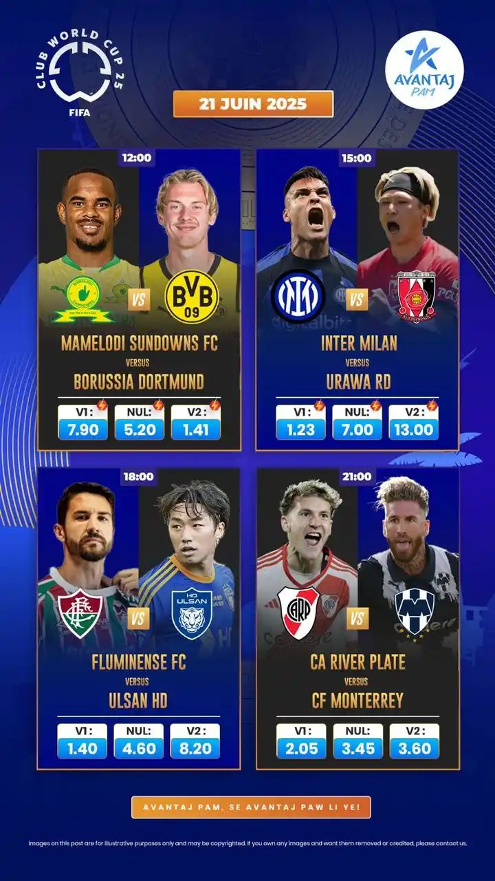 Image from Infos Partage: *TOP MATCH FOUTBOL POU JOUNEN 21 JEN 2025* Pa bliye fè fich ou chak j...