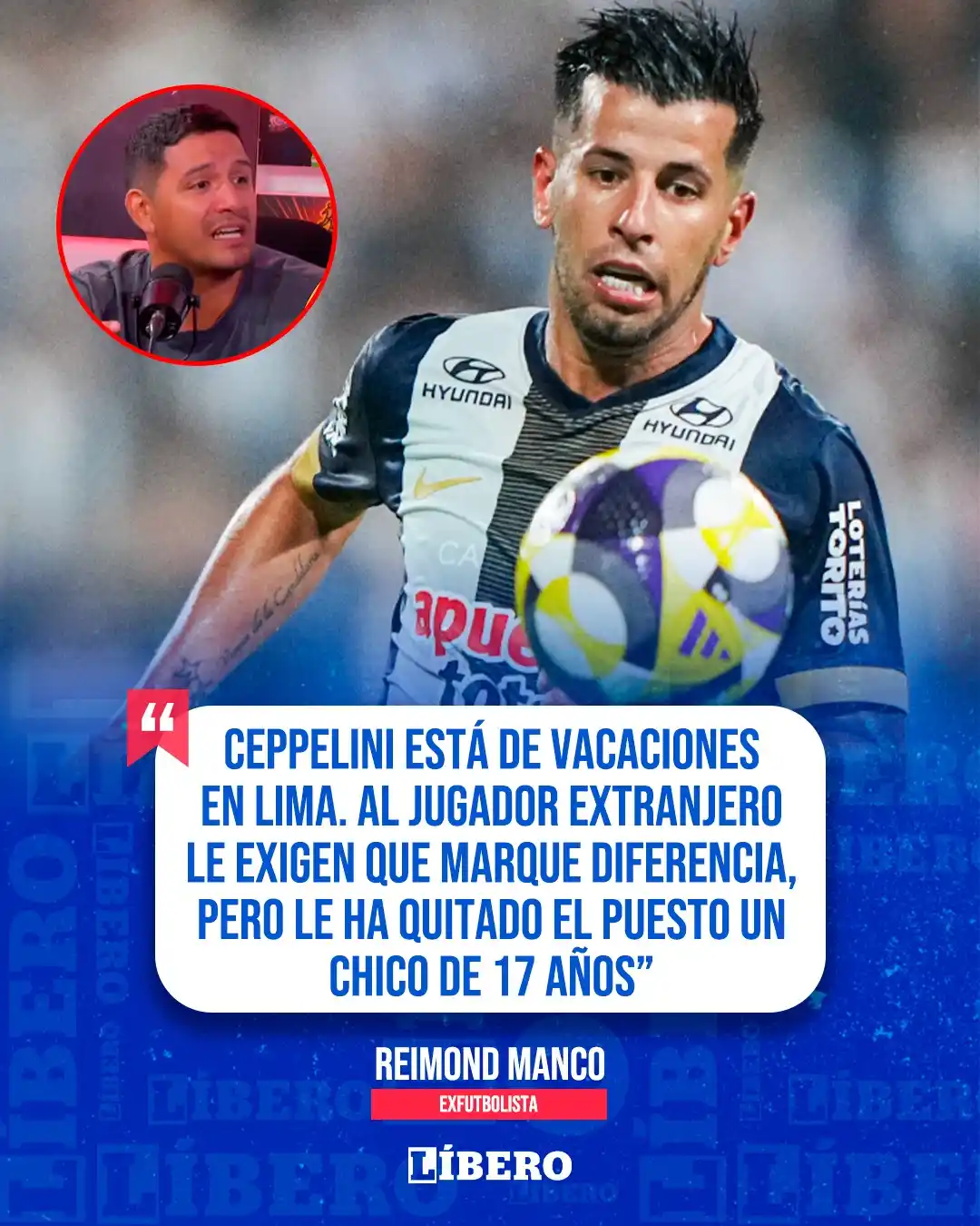 Image from Líbero: ¡𝗧𝗥𝗘𝗠𝗘𝗡𝗗𝗔 𝗖𝗥𝗜́𝗧𝗜𝗖𝗔! 💥 Reimond Manco no se guardó nada ...