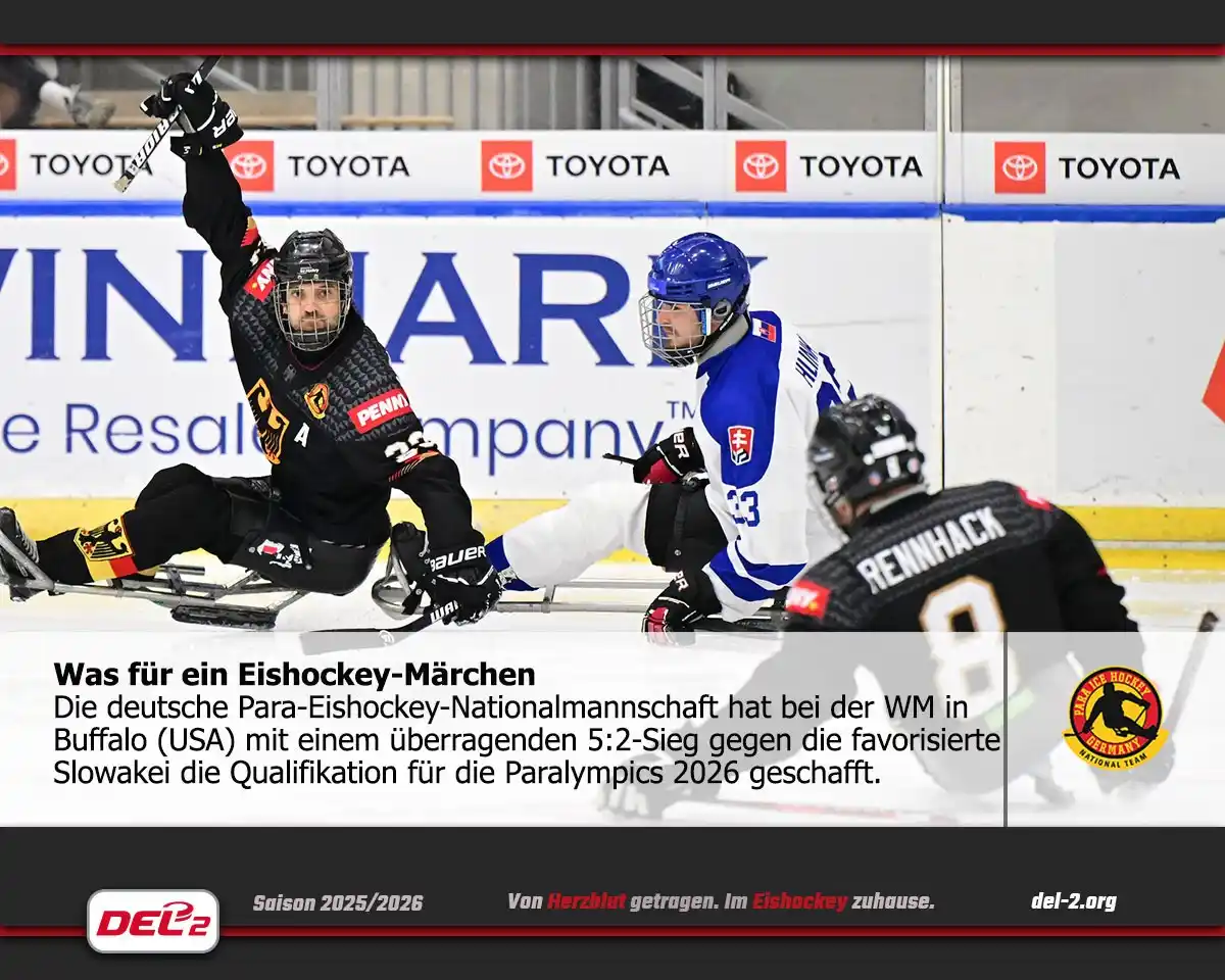 Image from DEL2 - Der Herzblut Eishockey Kanal: Was für ein Eishockey-Märchen! 🏒🇩🇪  Die deutsche Para-Eishockey-Nat...
