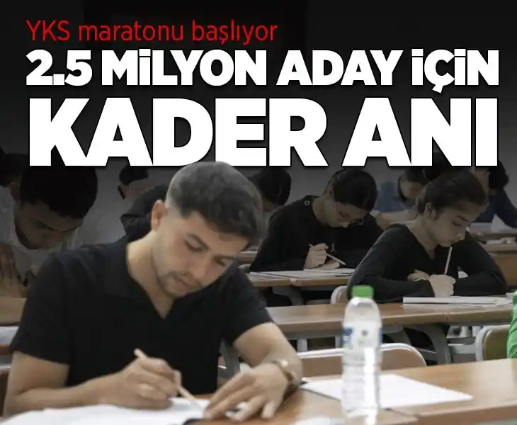 Image from Milliyet: YKS maratonu bugün başlıyor https://www.milliyet.com.tr/gundem/yks-ma...