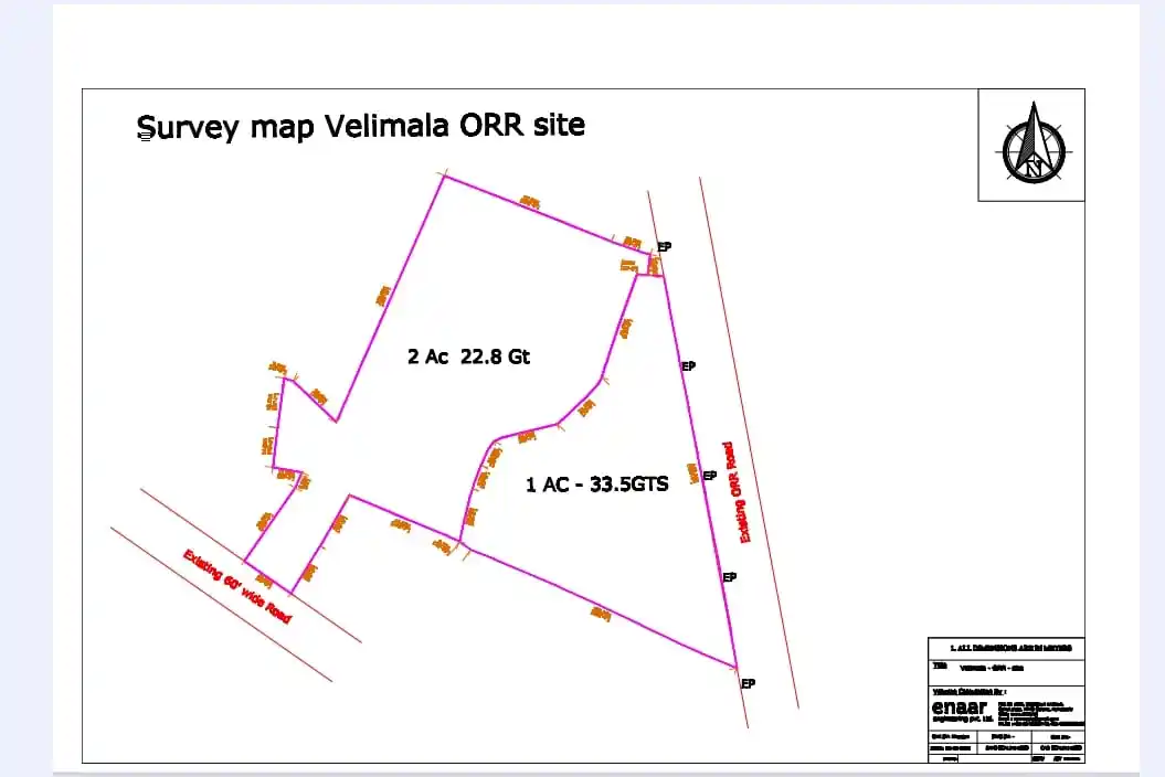 Image from ELIP PROPERTY: *4 Acres 15 guntas land for sale @ Velimela.*  *1)* Total 4 acres 15 g...