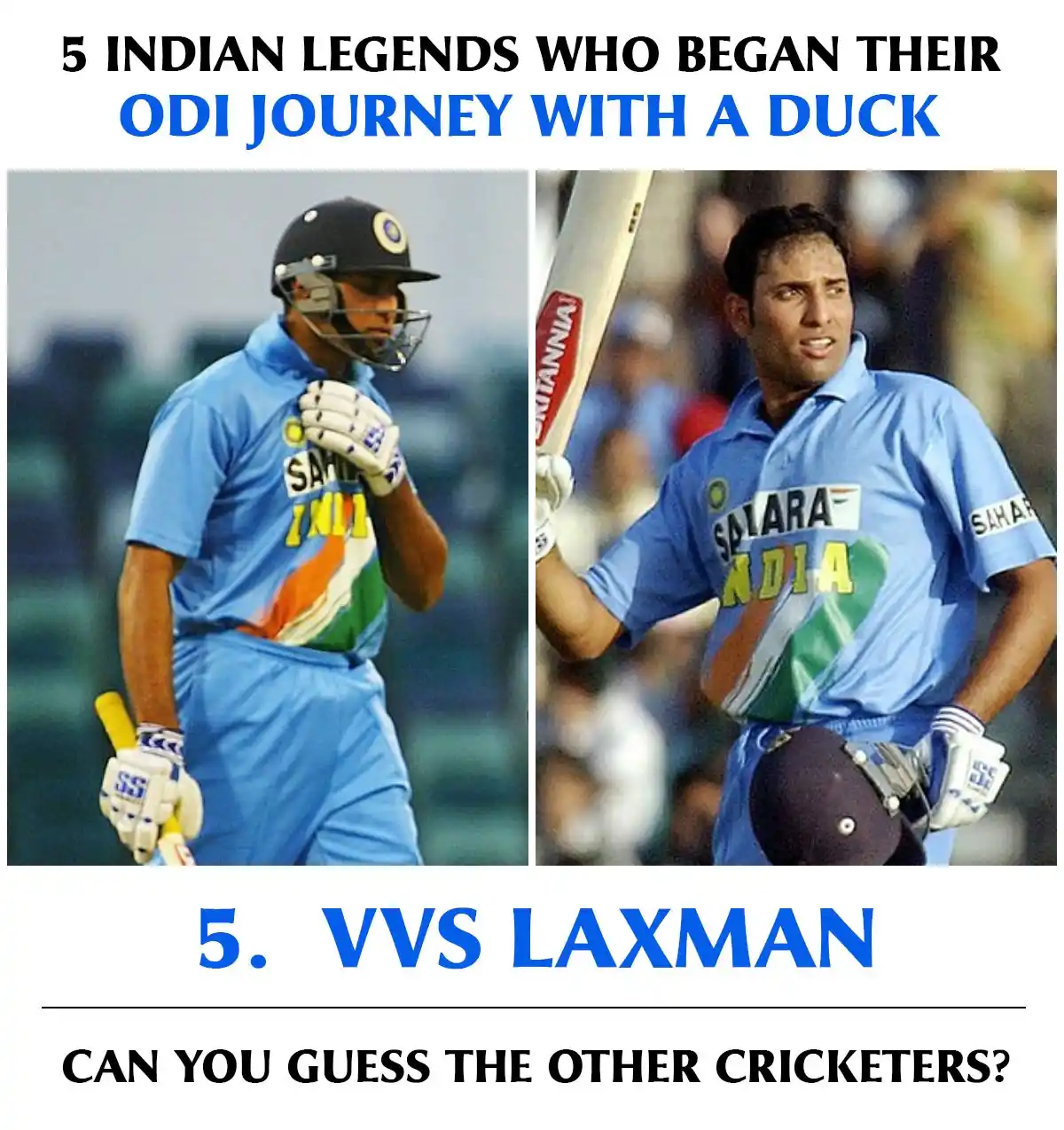 Image from CricTracker: 5 Indian legends 👉 https://tinyurl.com/yv6s4nxc...