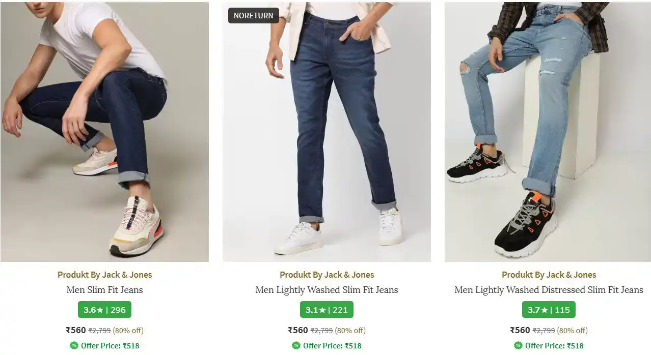 Image from Mynaa: AJIO Loot : Upto 80% Off On Jack & Jones Clothing. MasterLink : https...