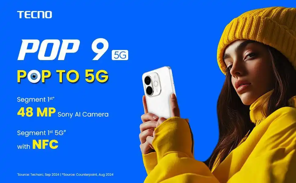 Image from Mynaa: Amazon | Tecno POP 9 5G (4GB|128G😎 @ 8399. 👉 https://www.amazon.in/...