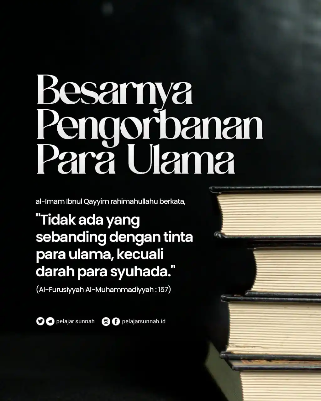 Image from PELAJAR SUNNAH: BESARNYA PENGORBANAN PARA ULAMA  al-Imam Ibnul Qayyim rahimahullahu be...