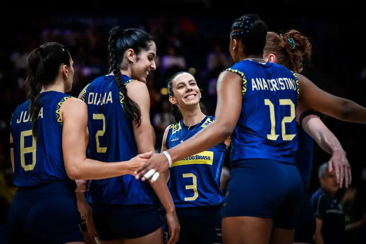 Image from ge.globo | é esporte sempre: *BRASIL 🇧🇷  3 X 0 🇩🇴 REPÚBLICANA DOMINICANA*  Brasil conta com bri...