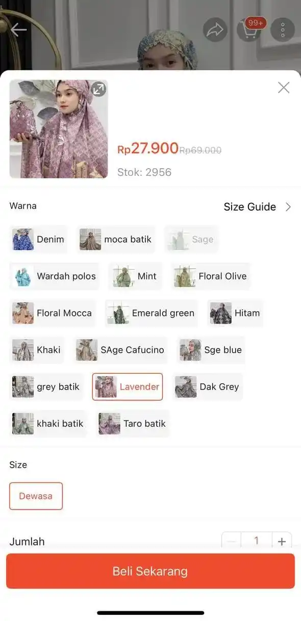 Image from shopee finds #barangmurah🎀: CEPEEET MUKENA NORMAL 47K https://s.shopee.co.id/1VnbXGp73Y...