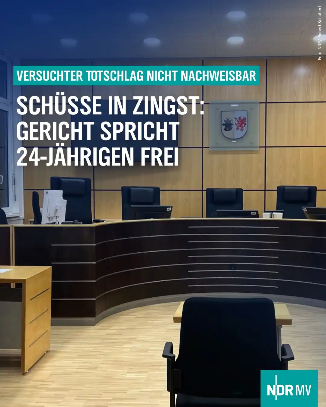 Image from NDR MV Nachrichten: 👉🏻 Das Landgericht Stralsund hat einen 24-jährigen Angeklagten vom V...