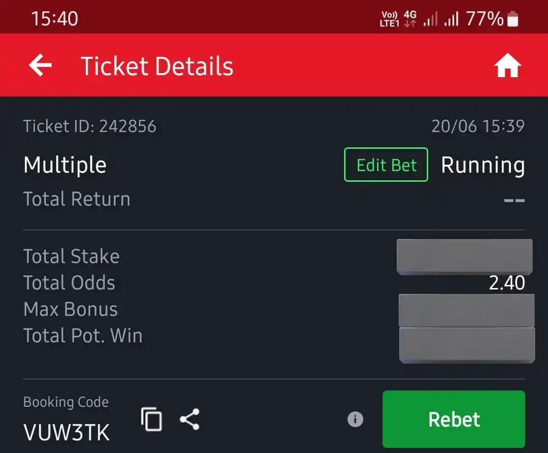 Image from Dau Tips: Double Up on Sportybet Code 👉 VUW3TK Join My Telegram 👉 t.me/DauFo...