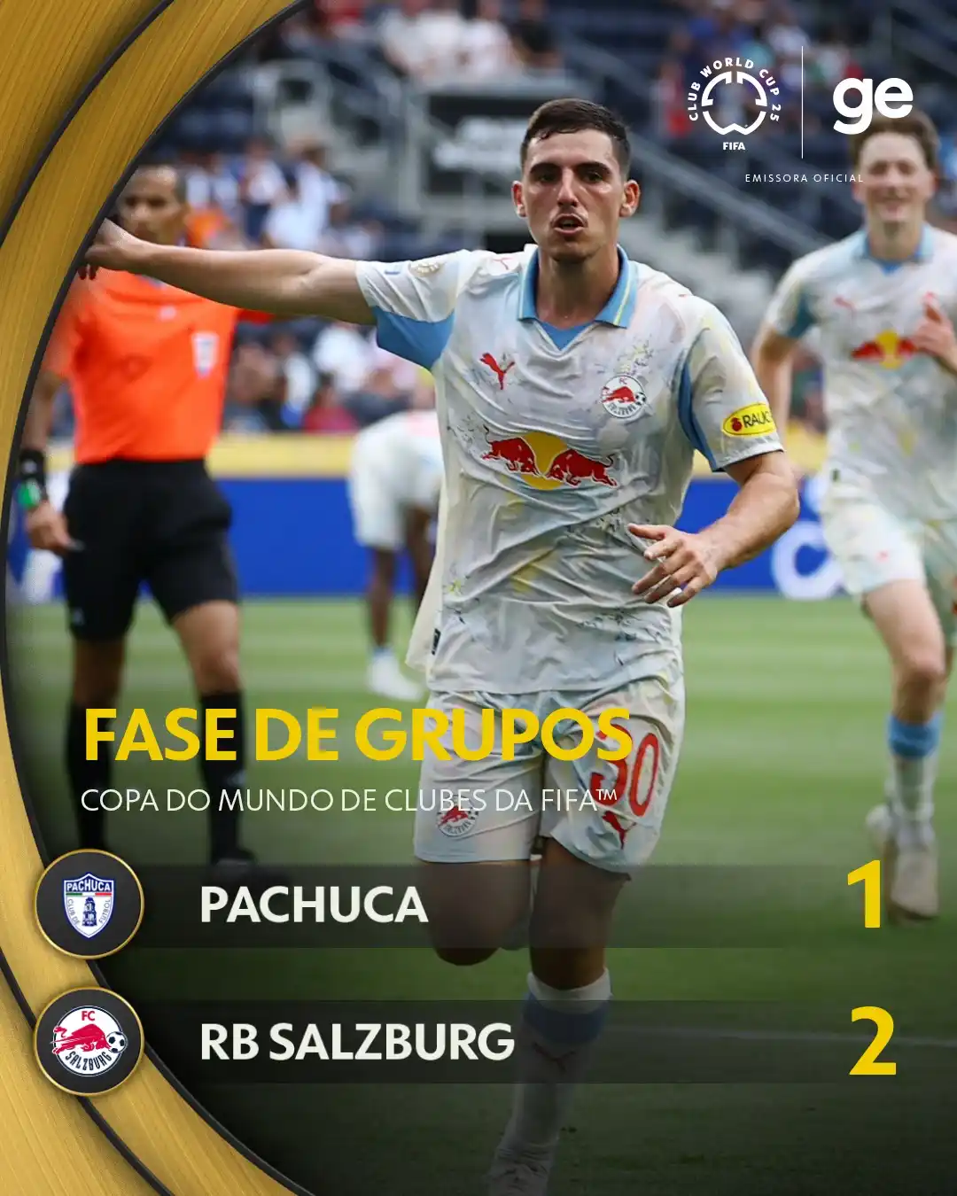 Image from ge.globo | é esporte sempre: *Em jogo com paralisação por chuva forte, Salzburg supera o Pachuca pe...