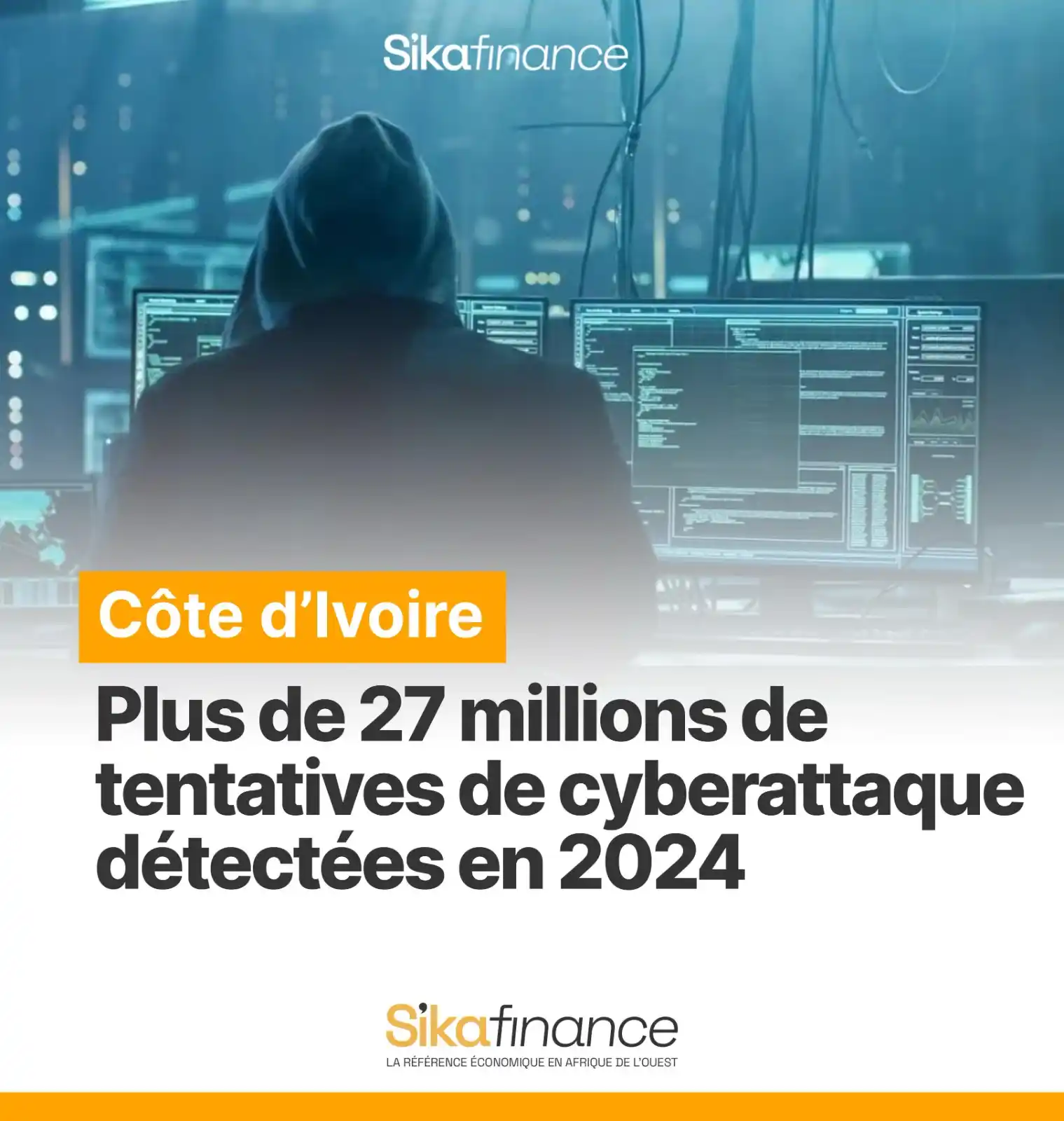 Image from Sika Finance: *En 2024, la Côte d’Ivoire a enregistré plus de 27 millions de tentati...
