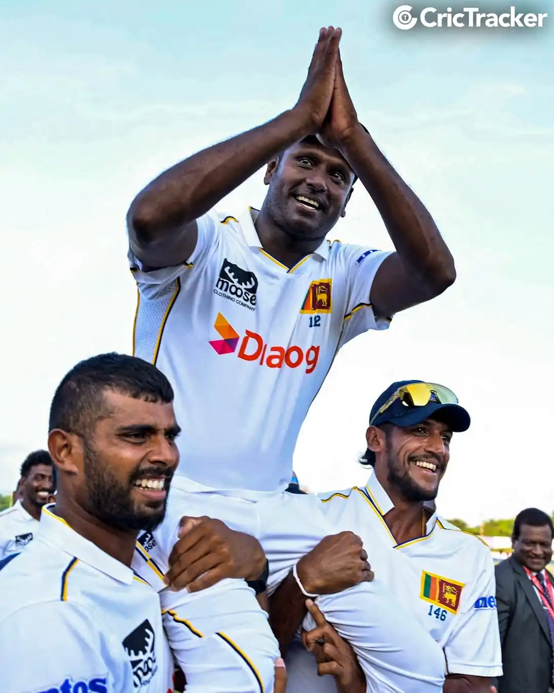 Image from CricTracker: Farewell to one of the finest! 🫡🇱🇰🔥   Angelo Mathews, thank you fo...