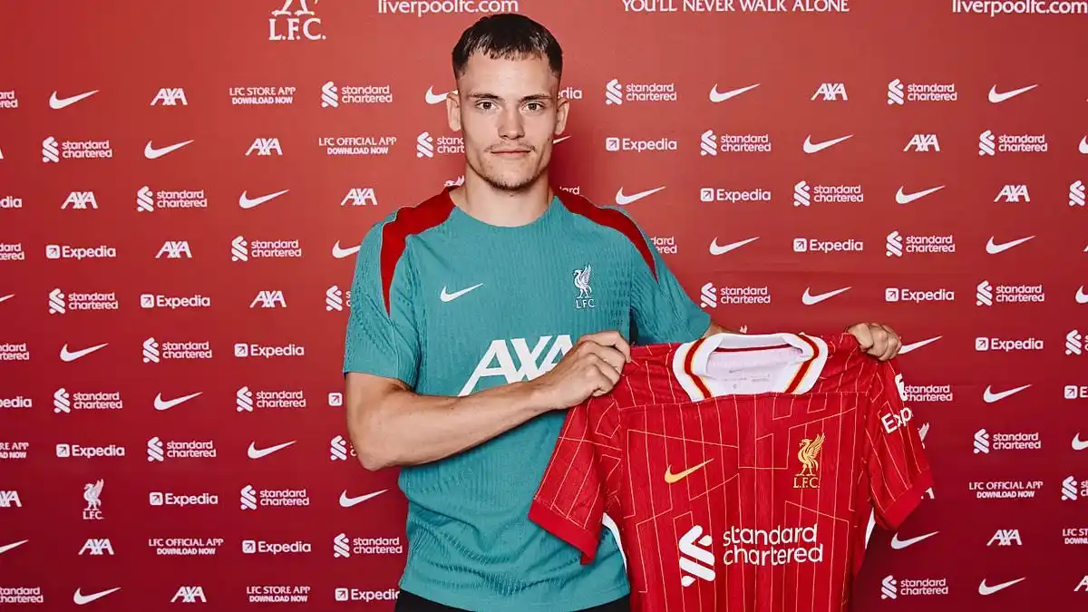 Image from Mail Sport | Liverpool 🔴: Florian Wirtz's first words to Liverpool fans as £116m record signing ...