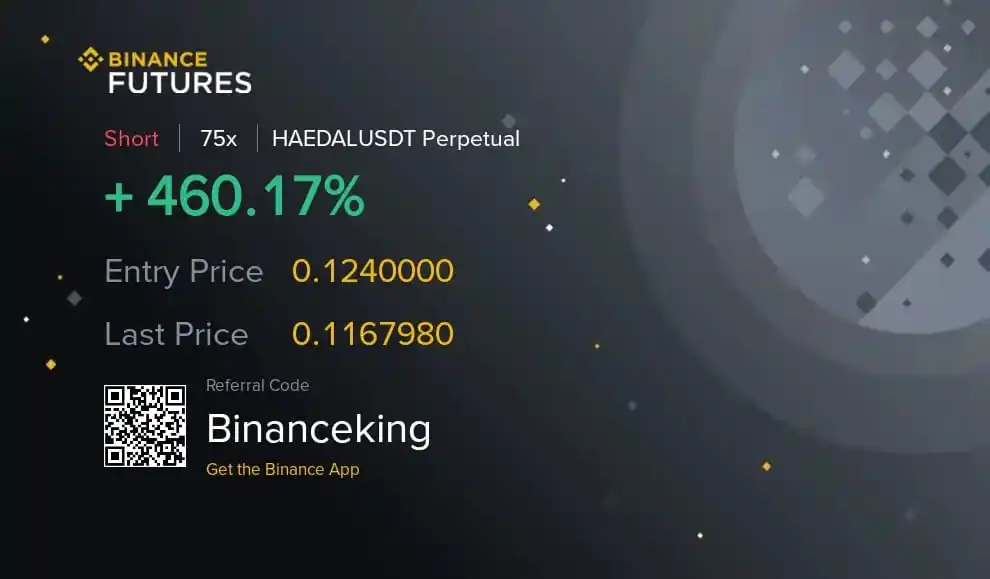 Image from Crypto | Trading | Bitcoin | Gold | Forex | Binance | Future Signal: _HAEDAL Tp 1-2 ✅ | +460% Profit_🔥...